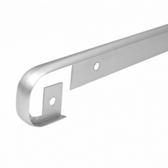 Планка для столешниц 28 мм щелевая, длиной 600 мм, цвет алюминий Планка для столешниц 28 мм щелевая, длиной 600 мм, цвет алюминий