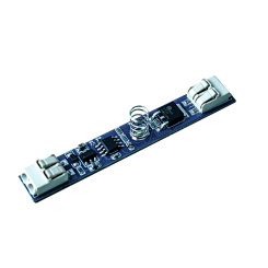 Выключатель серсорный с пружиной GLS, 71х10х10мм, встраиваемый, 12/24V max 5A, диммируемый, с памятью, с плавным выключением, нажимные контакты Выключатель серсорный с пружиной GLS, 71х10х10мм, встраиваемый, 12/24V max 5A, диммируемый, с памятью, с плавным выключением, нажимные контакты