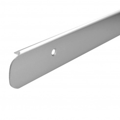 Планка для столешниц 28 мм (R9) универсальная торцевая, длиной  600 мм, цвет алюминий Планка для столешниц 28 мм (R9) универсальная торцевая, длиной  600 мм, цвет алюминий