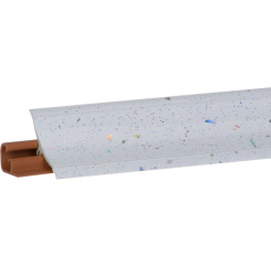 Плинтус KORNER для столешниц LB-231-6082 Искра белая глянец Плинтус KORNER для столешниц LB-231-6082 Искра белая глянец