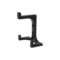 Крючок меб. трехрожковый мет. TRITON матовый черный AKS Крючок меб. трехрожковый мет. TRITON матовый черный AKS