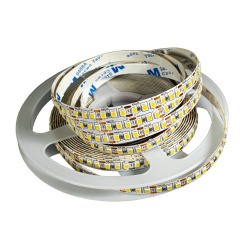 Лента S2, 2835 IP20, 180LED/м, 6500K, 24В,  14Вт/м, 1500Лм/м, CRI>85, 5м*8мм, провод 2*0,35мм² L= 15см с двух сторон