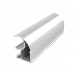 Вертикальный профиль "С" ПРЕМИАЛ в декоре Хром блестящий, длина 5400 мм Вертикальный профиль "С" ПРЕМИАЛ в декоре Хром блестящий, длина 5400 мм