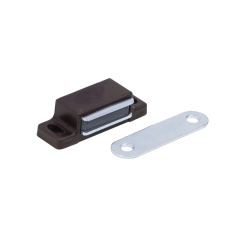 Защелка магнитная мебельная, коричневая (1уп-5шт) Защелка магнитная мебельная, коричневая (1уп-5шт)