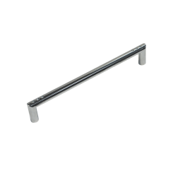Ручка-рейлинг 8974 SATIN NICKEL 160 MM СТРАЗЫ EDSON