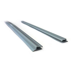 Комплект декор.профилей д/торцов серый пластиковый 480мм Vоlpato Комплект декор.профилей д/торцов серый пластиковый 480мм Vоlpato