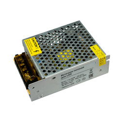 Блок питания GLS 60W/5A, 220AC/12DC, IP20, 110x78x38мм, металлический корпус-сетка Блок питания GLS 60W/5A, 220AC/12DC, IP20, 110x78x38мм, металлический корпус-сетка