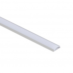 Алюминиевый профиль гибкий накладной с экраном рассеивателем, 2000 мм Алюминиевый профиль гибкий накладной с экраном рассеивателем, 2000 мм