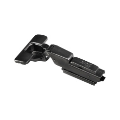 Петля с доводчиком 3D BLACK полунакладная 08, 48мм узкая планка, clip-on,  AKS PLUS Петля с доводчиком 3D BLACK полунакладная 08, 48мм узкая планка, clip-on,  AKS PLUS