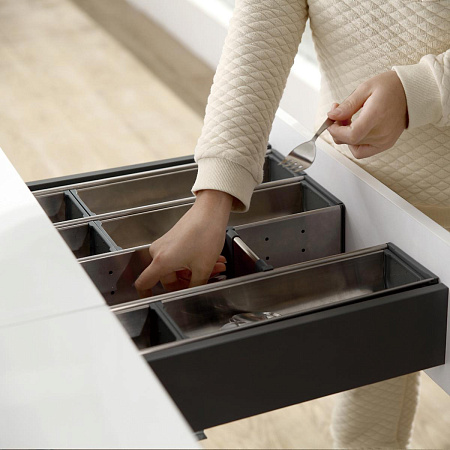 Вкладыш 30/550 шуфлядный металлический Organizer нержавеющая сталь (523*280*65), AKS Вкладыш 30/550 шуфлядный металлический Organizer нержавеющая сталь (523*280*65), AKS