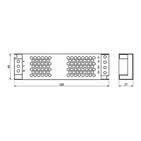 Блок питания Indoor 100W/24V, серия 5, AKS Блок питания Indoor 100W/24V, серия 5, AKS