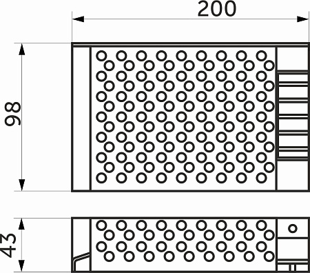 Блок питания Indoor 200W/12V, AKS Блок питания Indoor 200W/12V, AKS