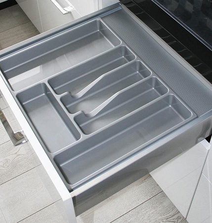 Лоток для столовых приборов 600 ЕСО серый Vоlpato Лоток для столовых приборов 600 ЕСО серый Vоlpato