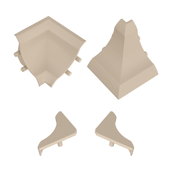 Комплект фурнитуры  KORNER для плинтуса LB15-6015 Дуб сонома Комплект фурнитуры  KORNER для плинтуса LB15-6015 Дуб сонома