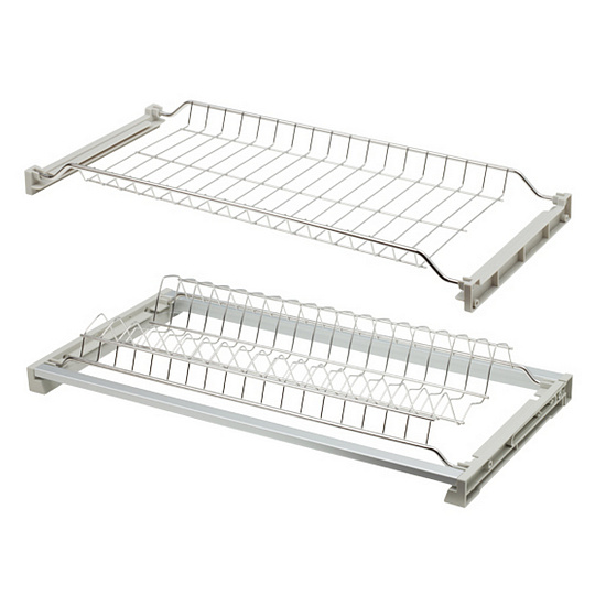 Двухуровневый посудосушитель KALIBRA 900 мм c1-м жёстким поддоном нержавеющая сталь Двухуровневый посудосушитель KALIBRA 900 мм c1-м жёстким поддоном нержавеющая сталь